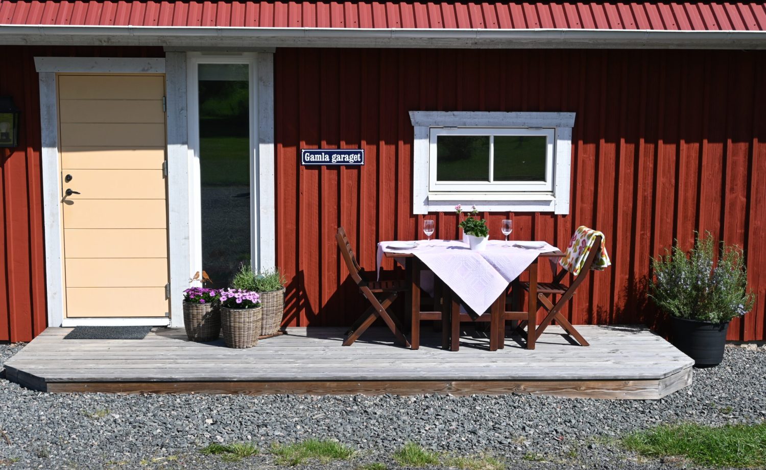 Mysigt hotell på landet
